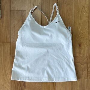 Nike White Athletic Tank Top